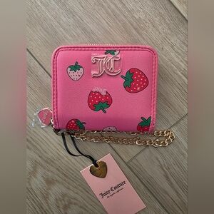 NWT Juicy Couture Sweet Juicy Square Coin Purse ZA Wallet